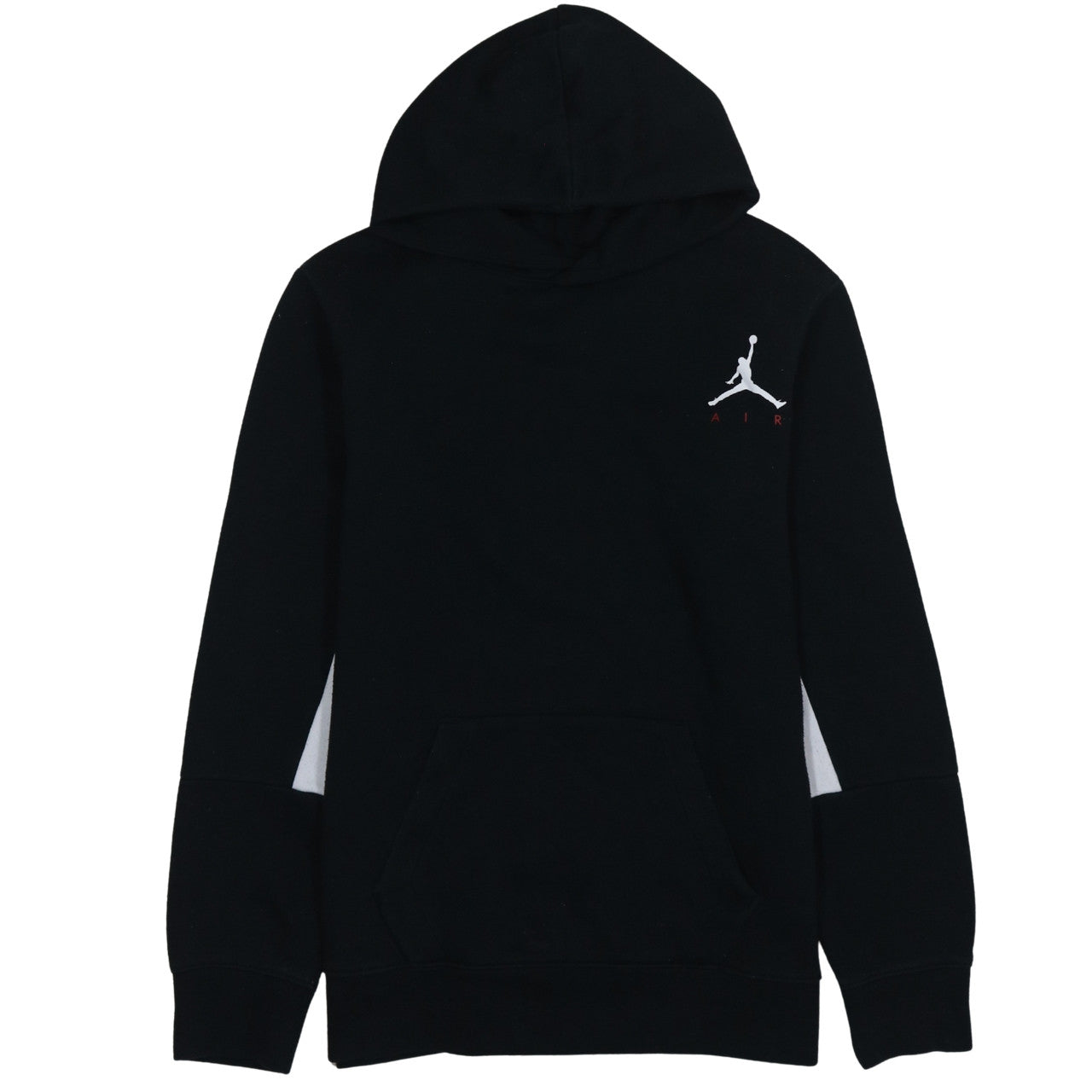 Jordan Boys Black Pullover Hoodie XL Flight Graphic Print Cotton Blend