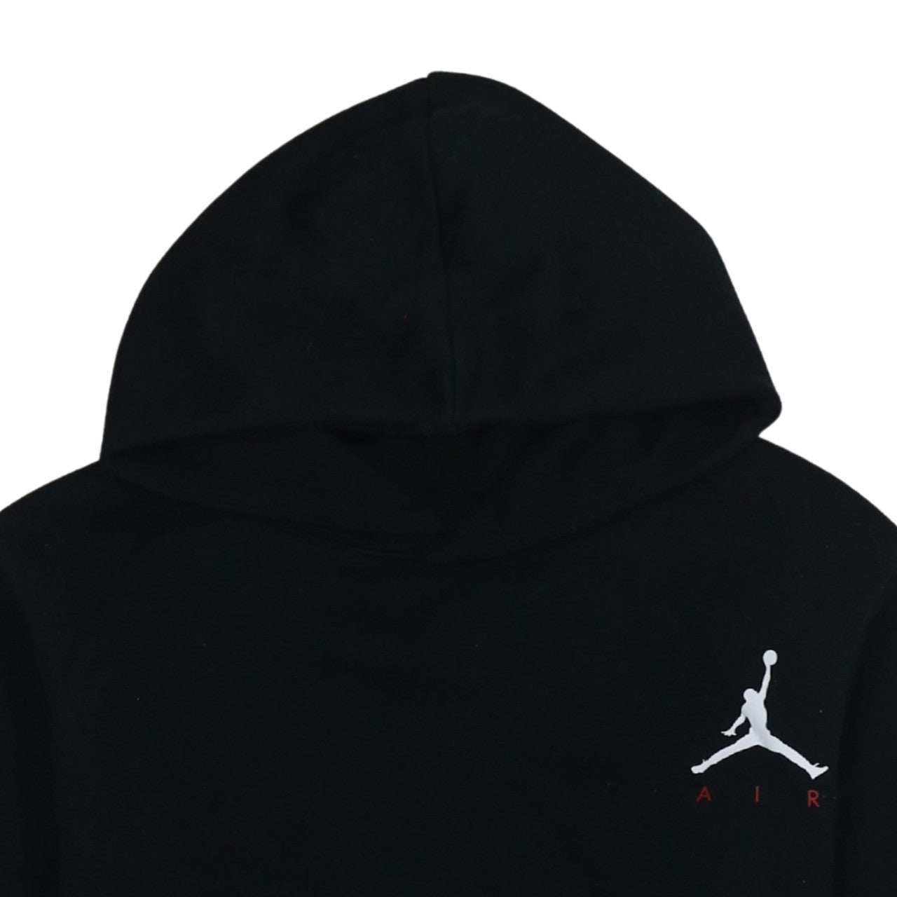 Jordan Boys Black Pullover Hoodie XL Flight Graphic Print Cotton Blend