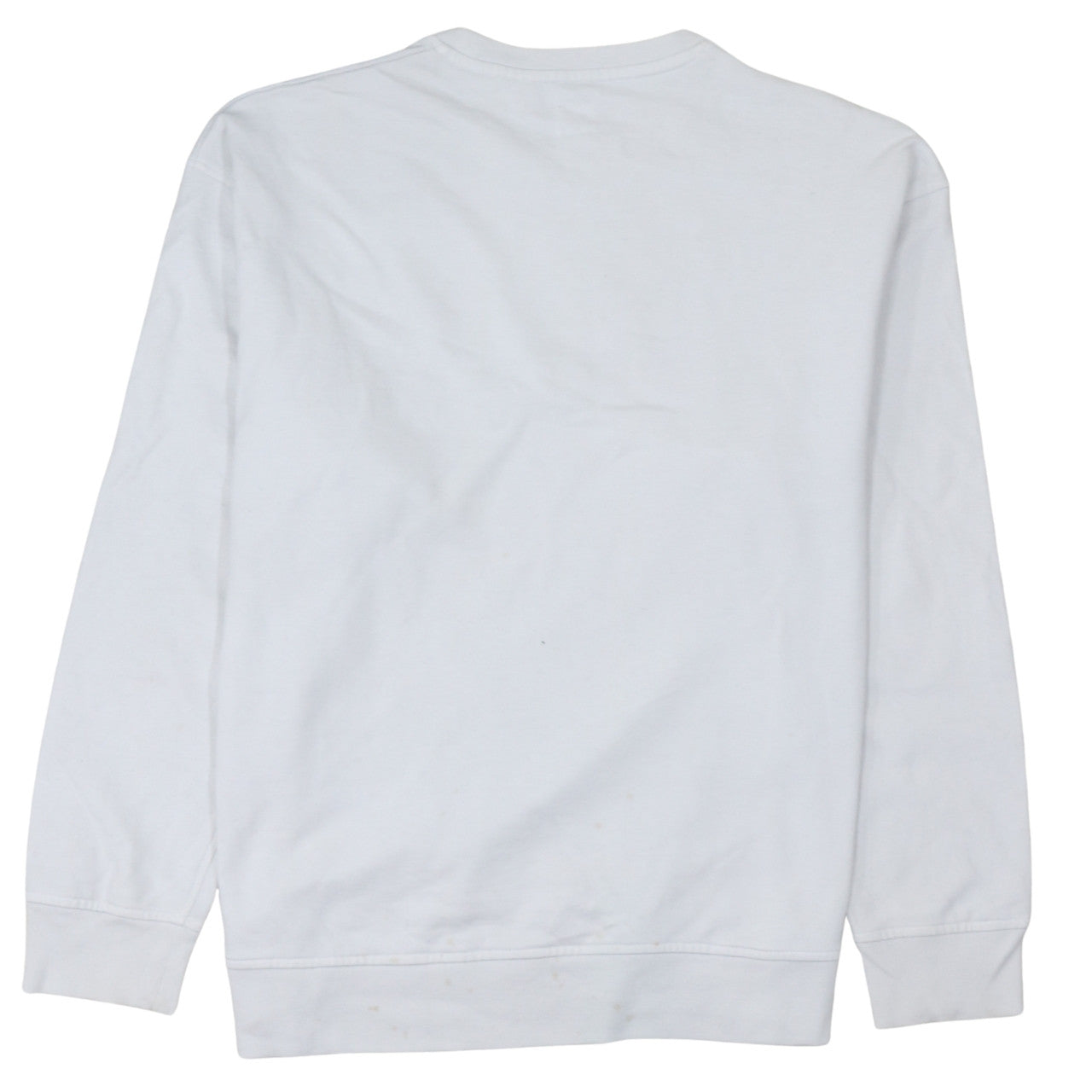 Levi's Womens White Relaxed Fit Logo Sweatshirt Size M