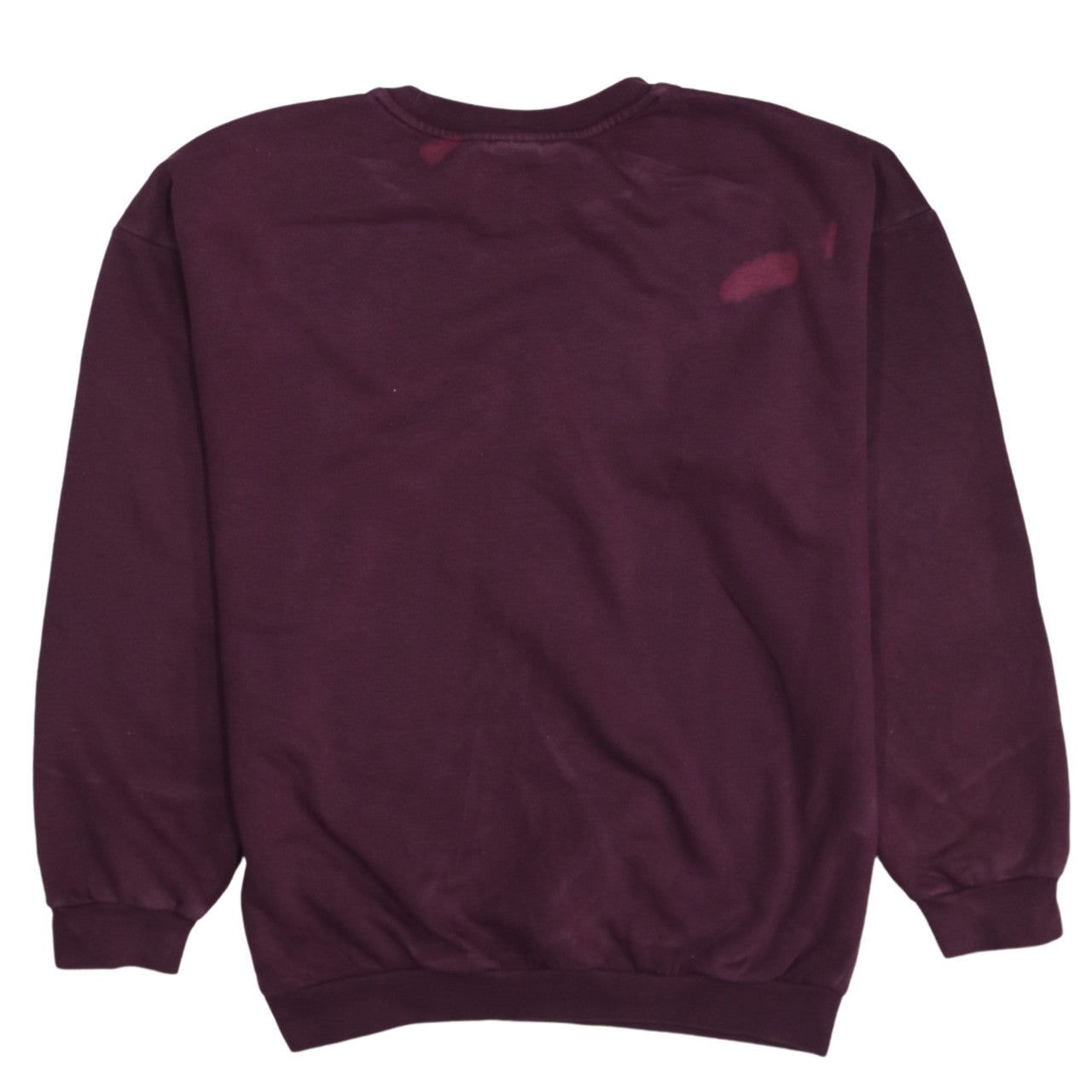 Adidas Womens Burgundy Crew Neck Sweatshirt Size 8 Regular Fit