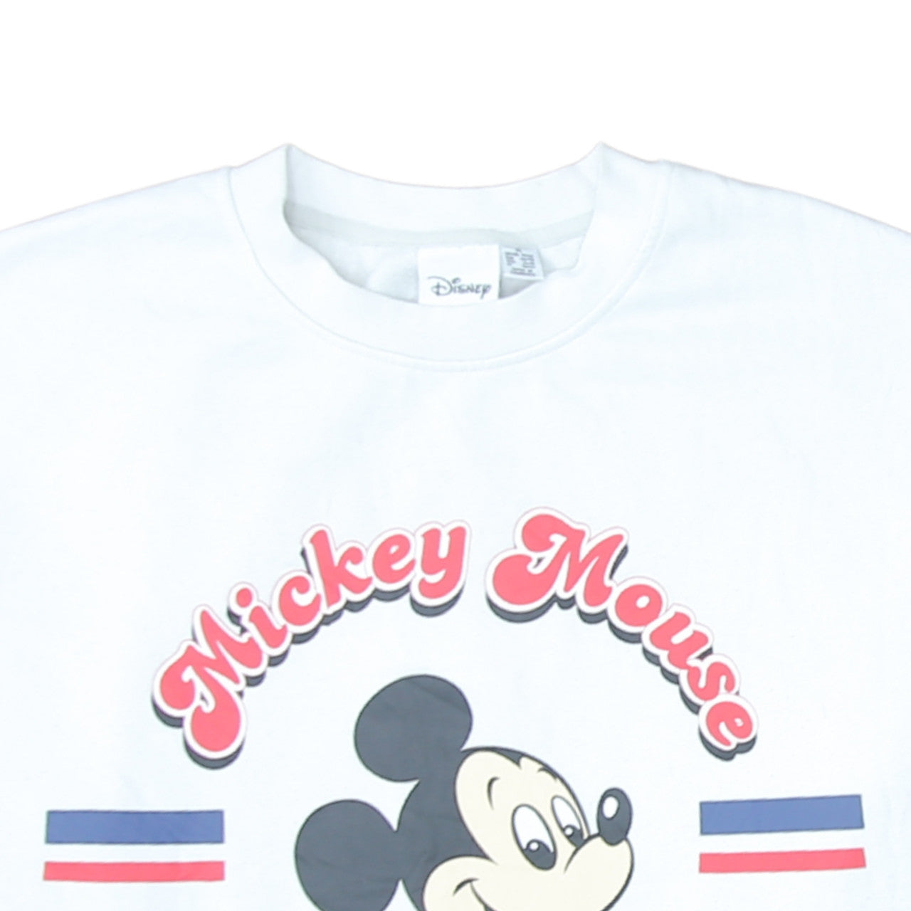 Disney Primark Womens White Mickey Mouse XL Sweatshirt Pullover