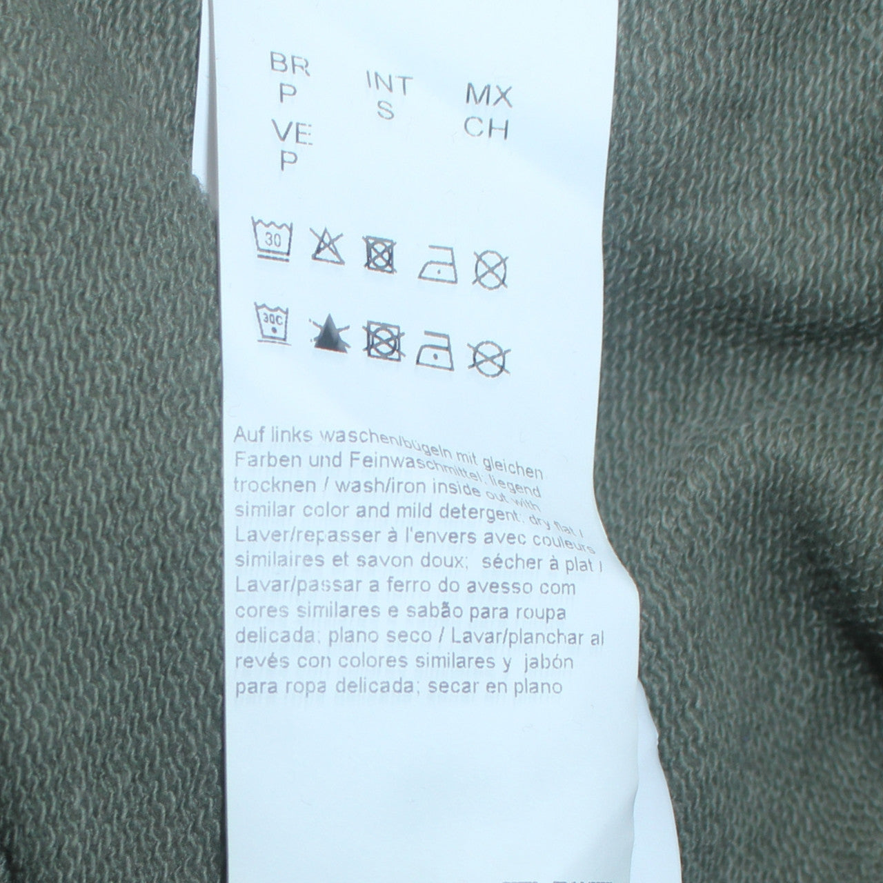 Hugo Boss Men Green Small Pullover Crew Neck Sweatshirt
