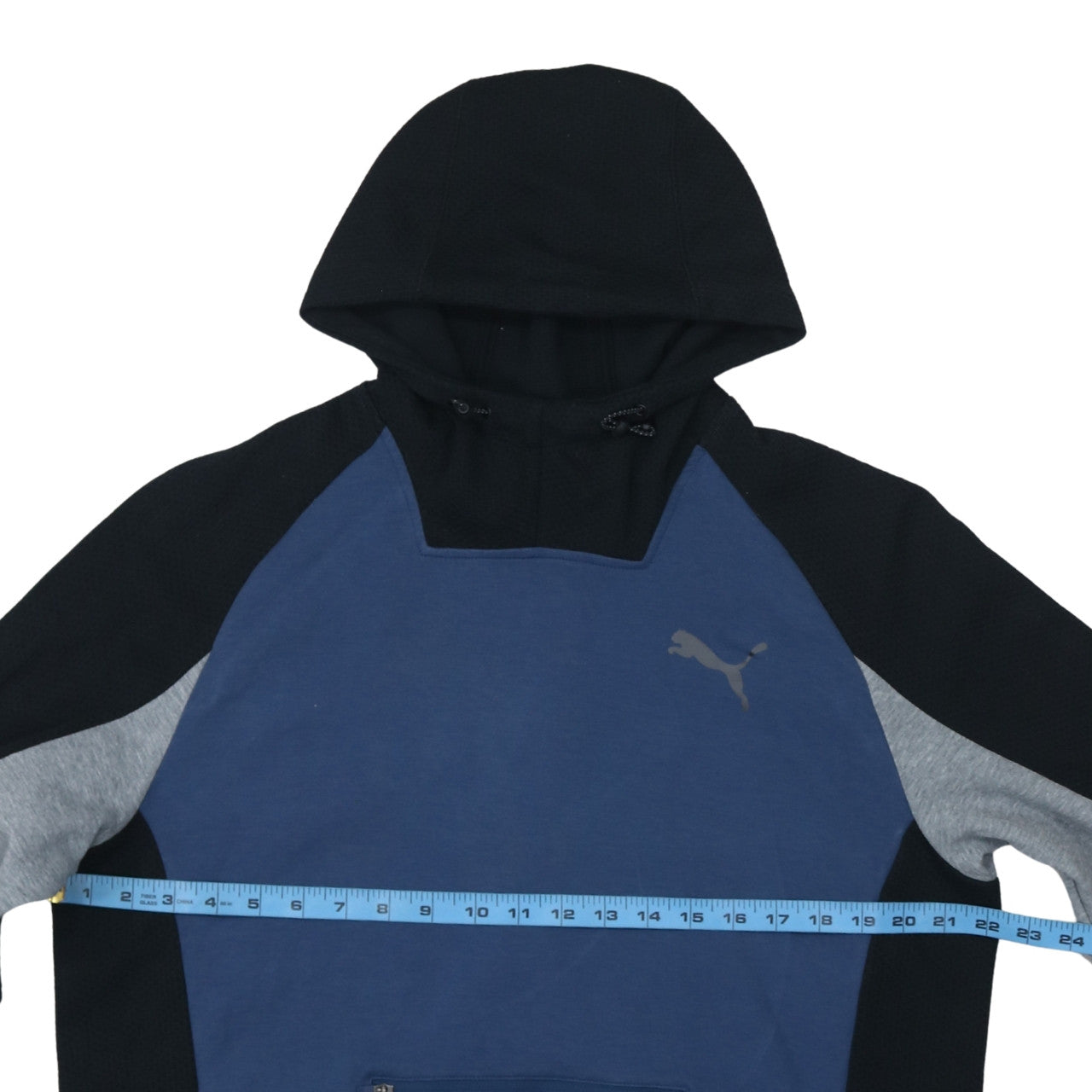 Puma Men’s Blue Pullover Hoodie Size L Sports Style