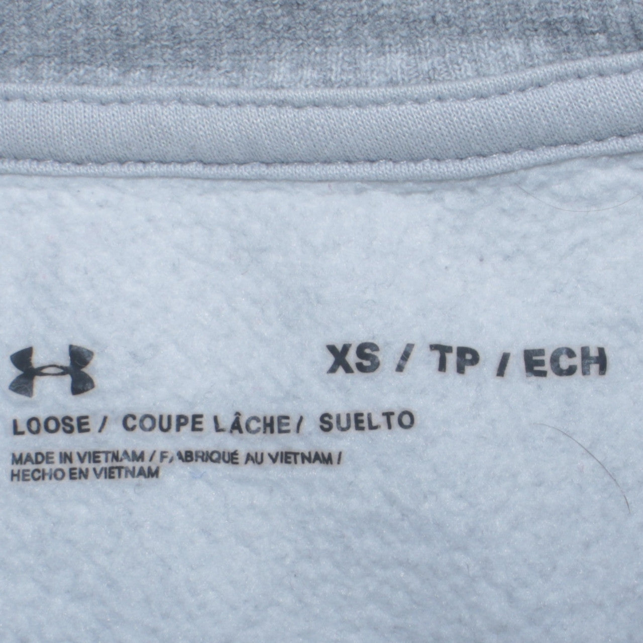 Under Armour Men's Grey XS Pullover Crew Neck Sweatshirt