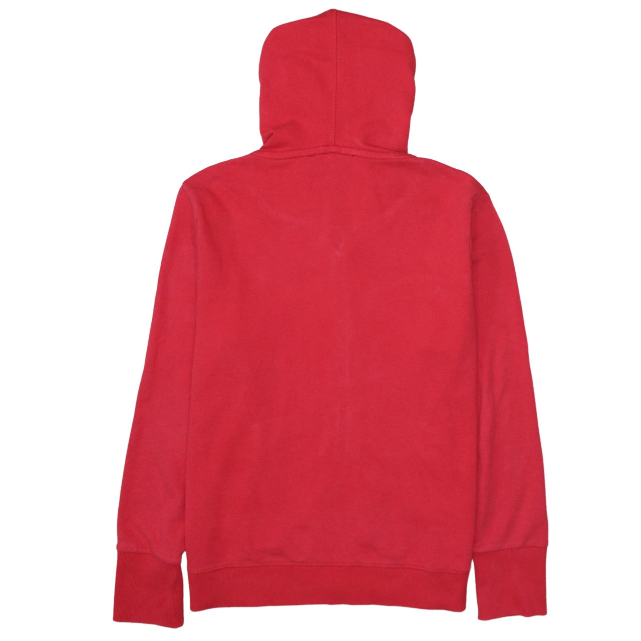 Tommy Hilfiger Men's Red Full Zip Hoodie XL Classic Cotton Blend