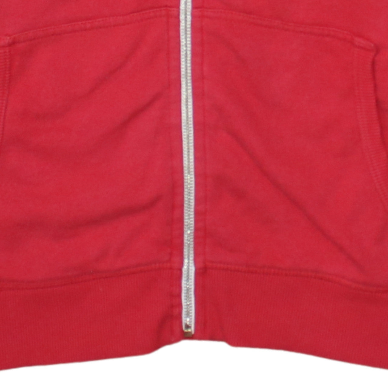 Tommy Hilfiger Men's Red Full Zip Hoodie XL Classic Cotton Blend