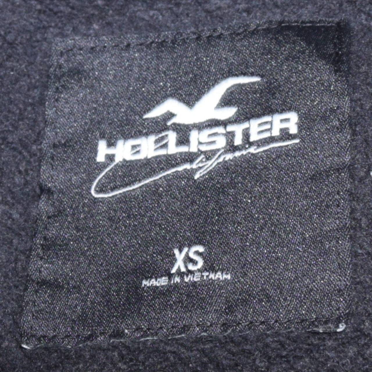 Hollister Mens Black XS Crew Neck Graphic Print Sweatshirt