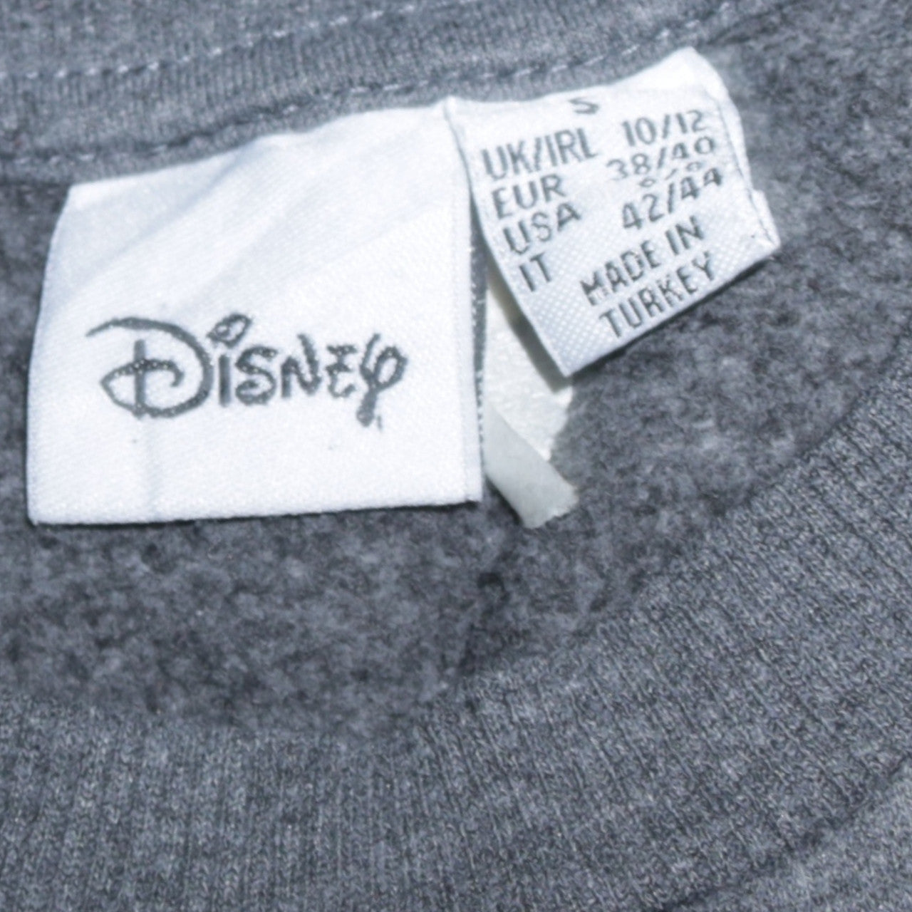 Disney Primark Women's Grey Bambi Sweatshirt Size 10-12