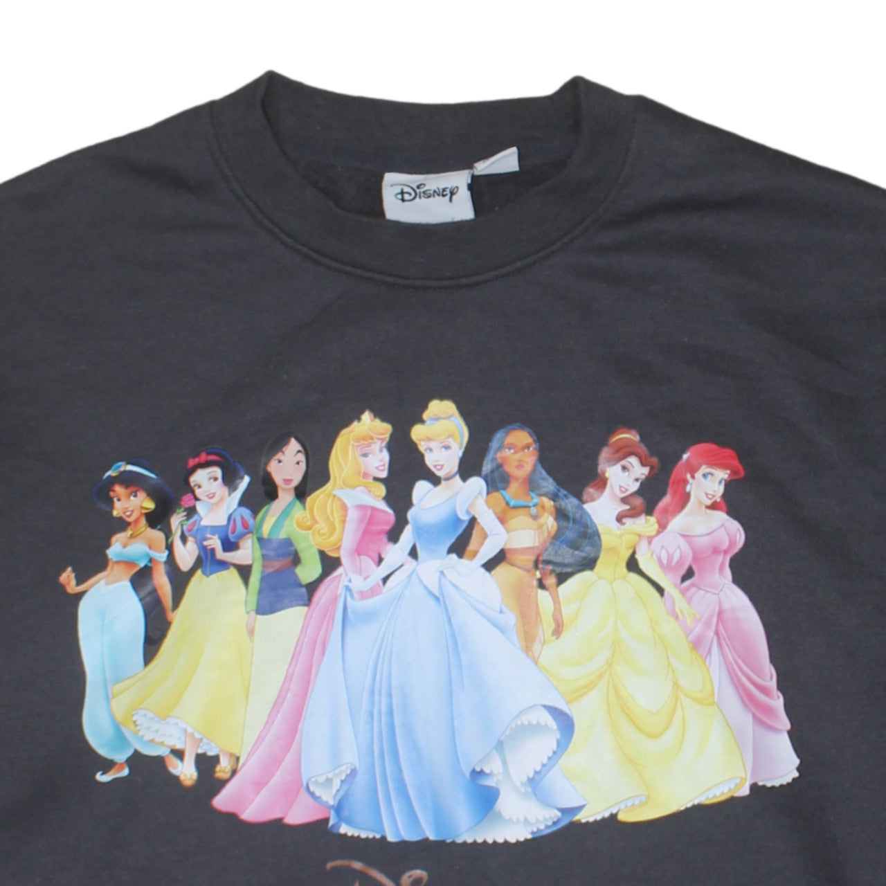 Disney Princess Primark Women's Black Sweatshirt Size S UK 10/12