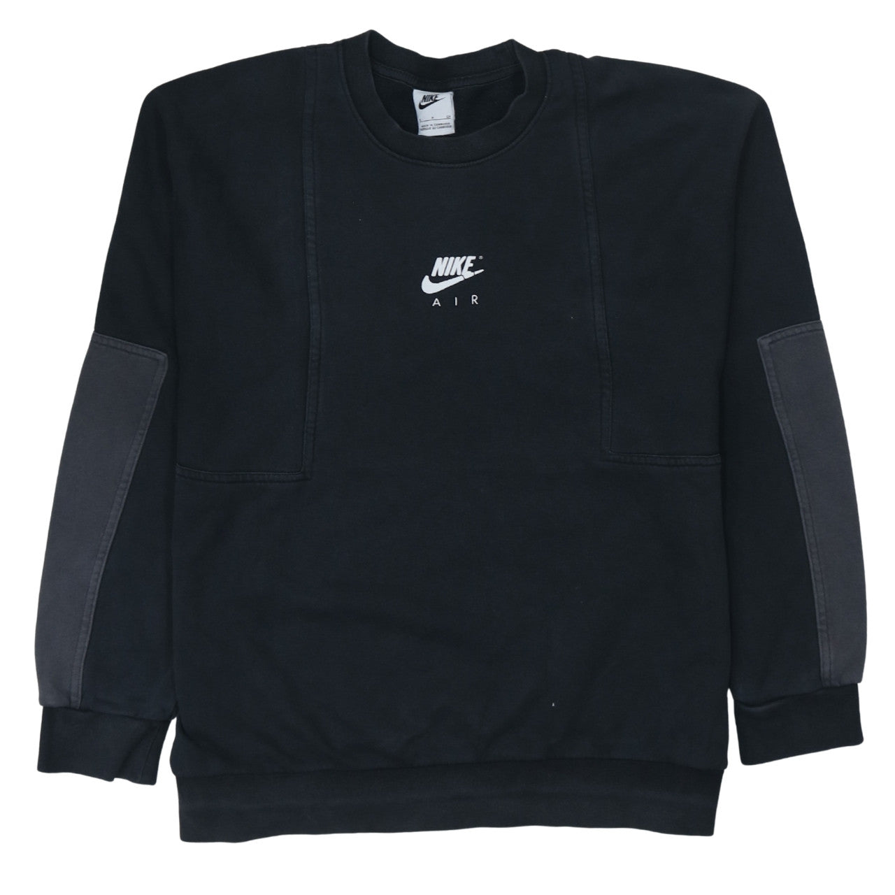 Nike Air Men's Black Crew Neck Pullover Sweatshirt Size S