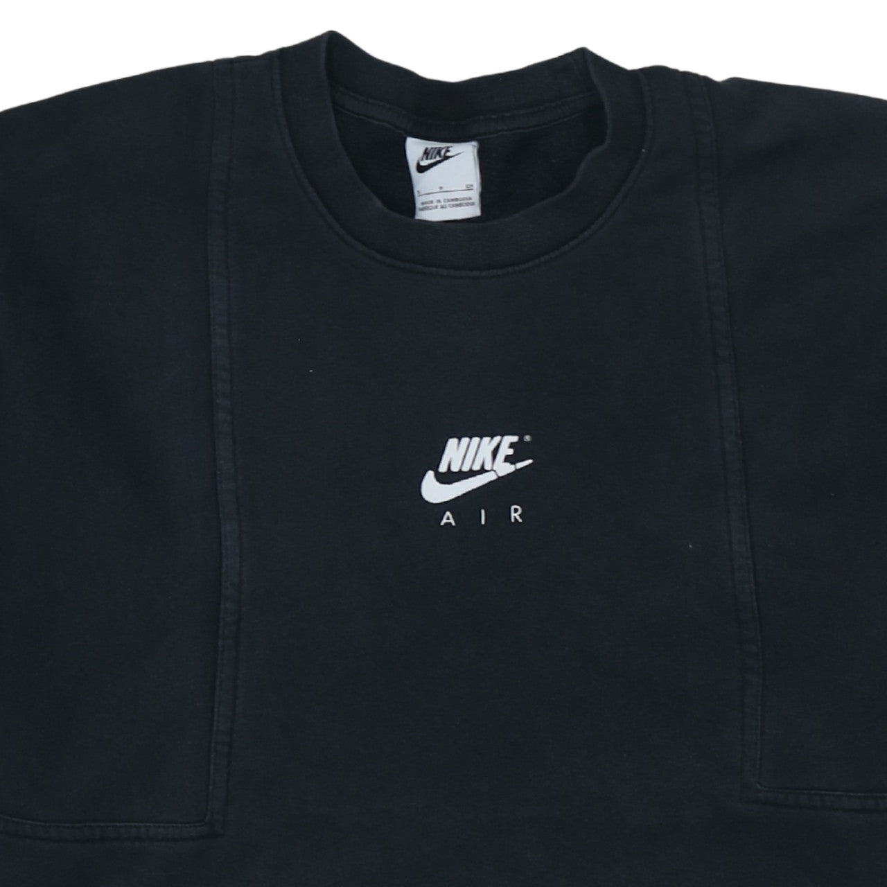 Nike Air Men's Black Crew Neck Pullover Sweatshirt Size S