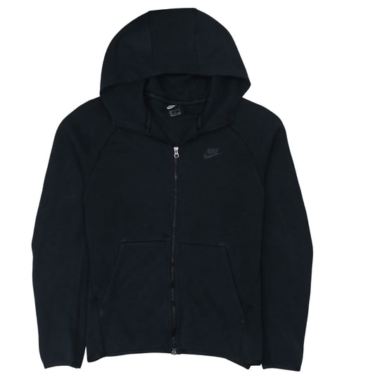 Nike Men's Black Full Zip Hoodie Medium Regular Fit