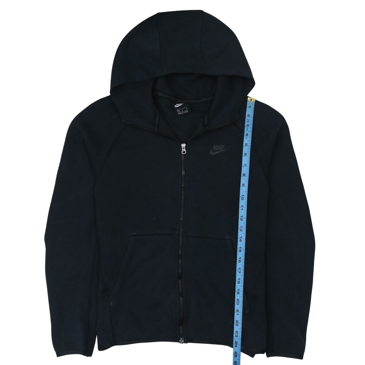 Nike Men's Black Full Zip Hoodie Medium Regular Fit
