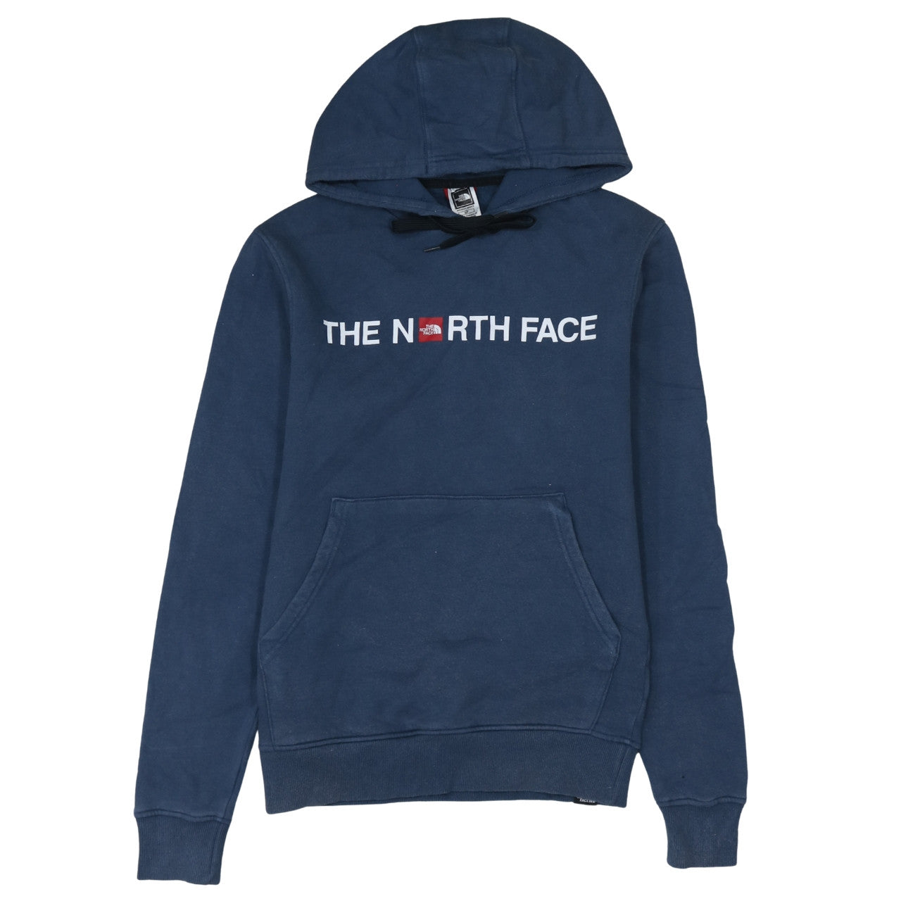 The North Face Men's Blue Pullover Hoodie Size S Graphic Logo
