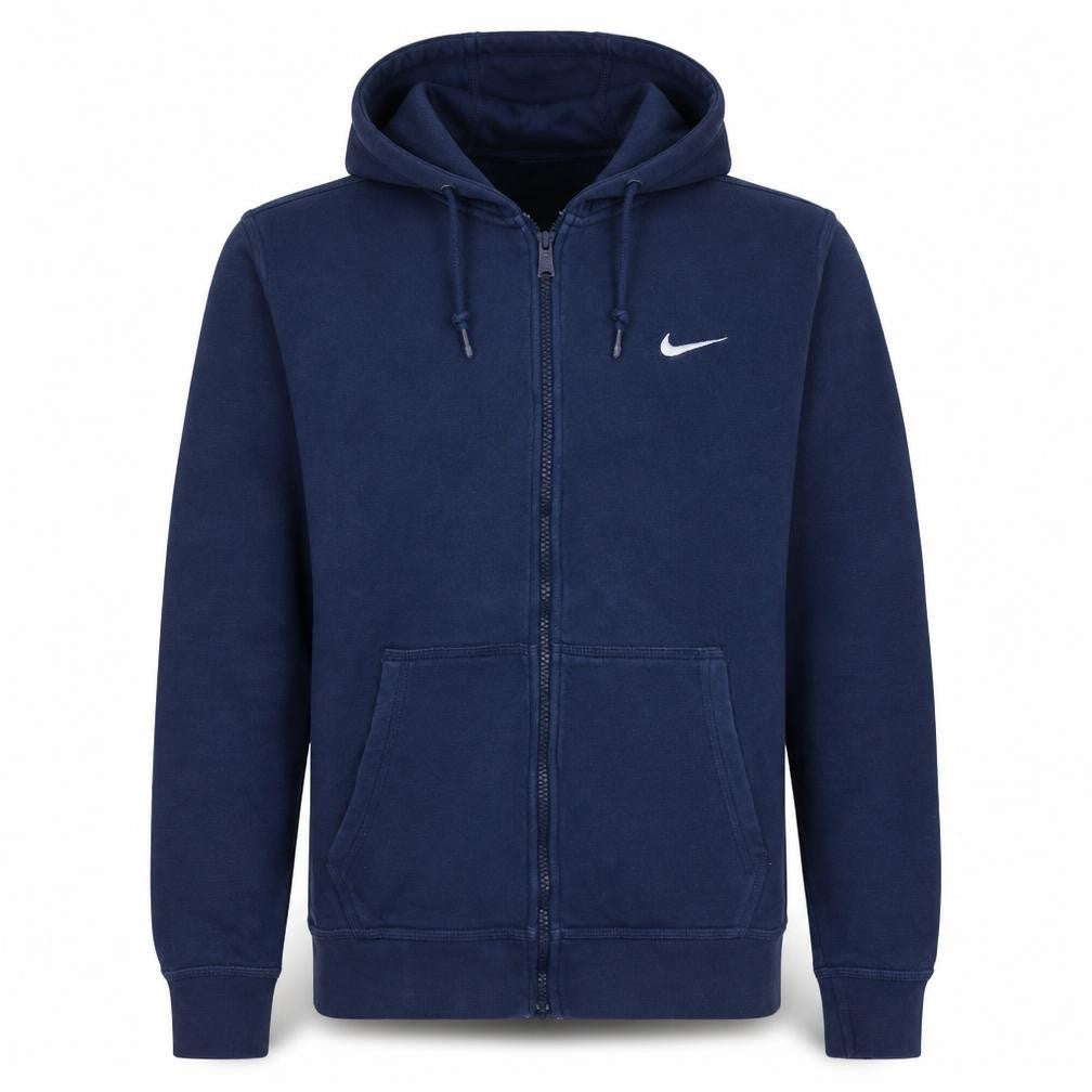 Nike Men's Blue Full Zip Hoodie Sweatshirt Size M