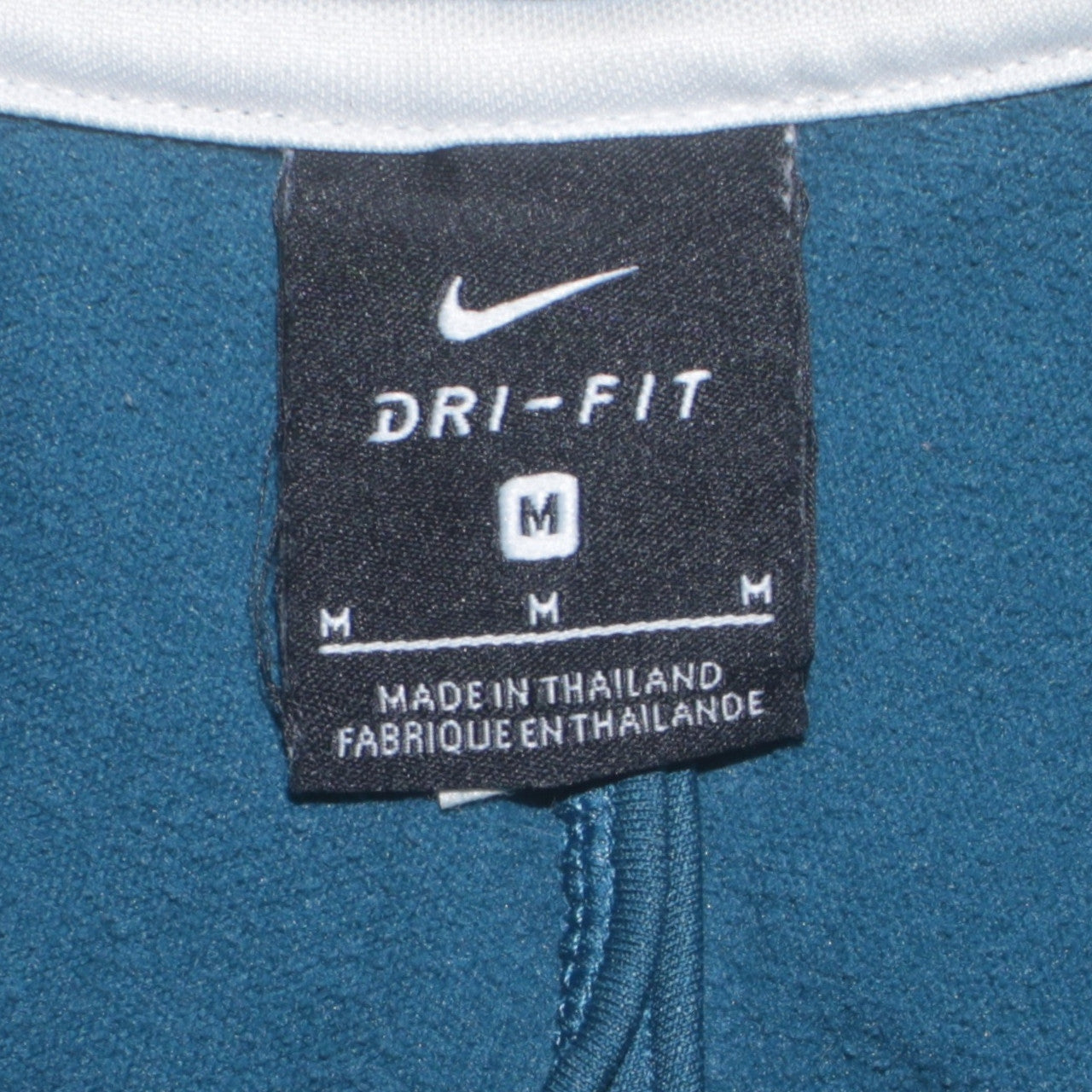 Nike Men's Blue Dri-Fit 1/4 Zip Long Sleeve Sports Sweatshirt M