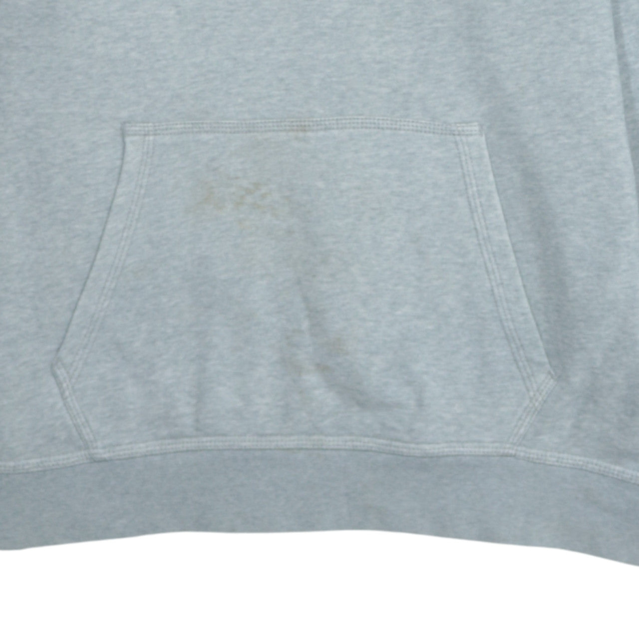 Nike Men's Grey Pullover Hoodie L Logo Fleece Sweatshirt