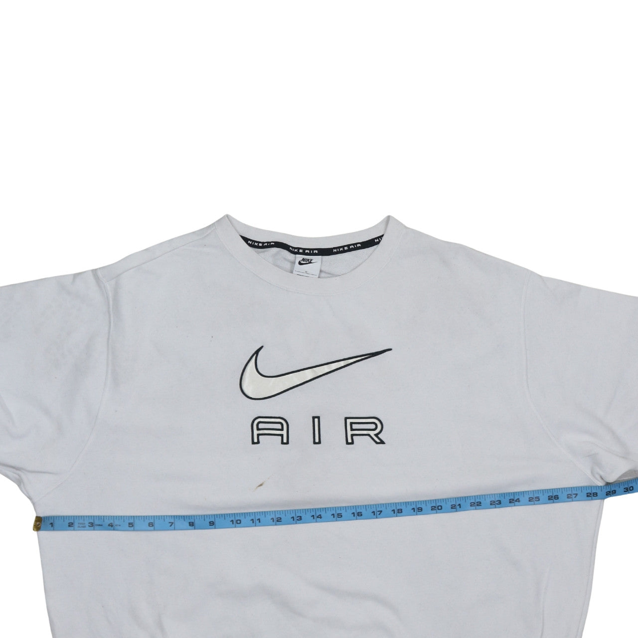 Nike Air White Women's 1X Pullover Sweatshirt with Logo Print