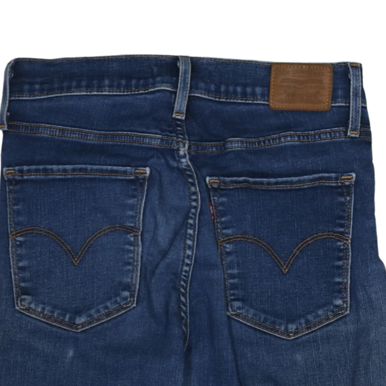 Levi's 724 High Rise Straight Blue Denim Women's Jeans Size 28