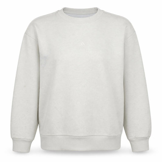 Adidas Women Beige Crew Neck Pullover Sweatshirt XS
