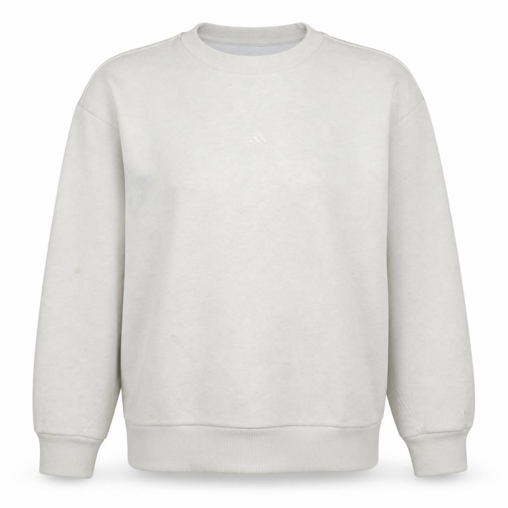 Adidas Women Beige Crew Neck Pullover Sweatshirt XS