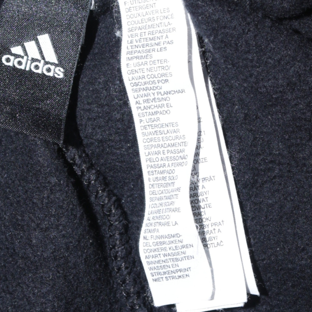 Adidas Men's Black Fleece Sweatpants L Regular Fit Casual Trousers