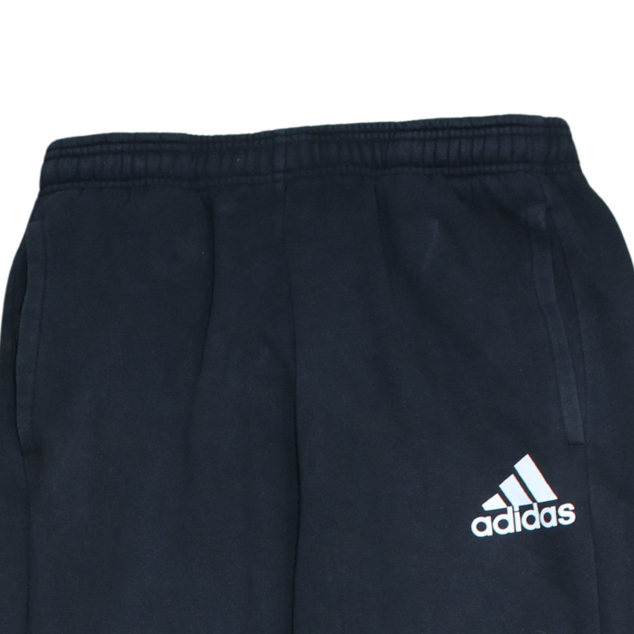 Adidas Men's Black Fleece Sweatpants L Regular Fit Casual Trousers