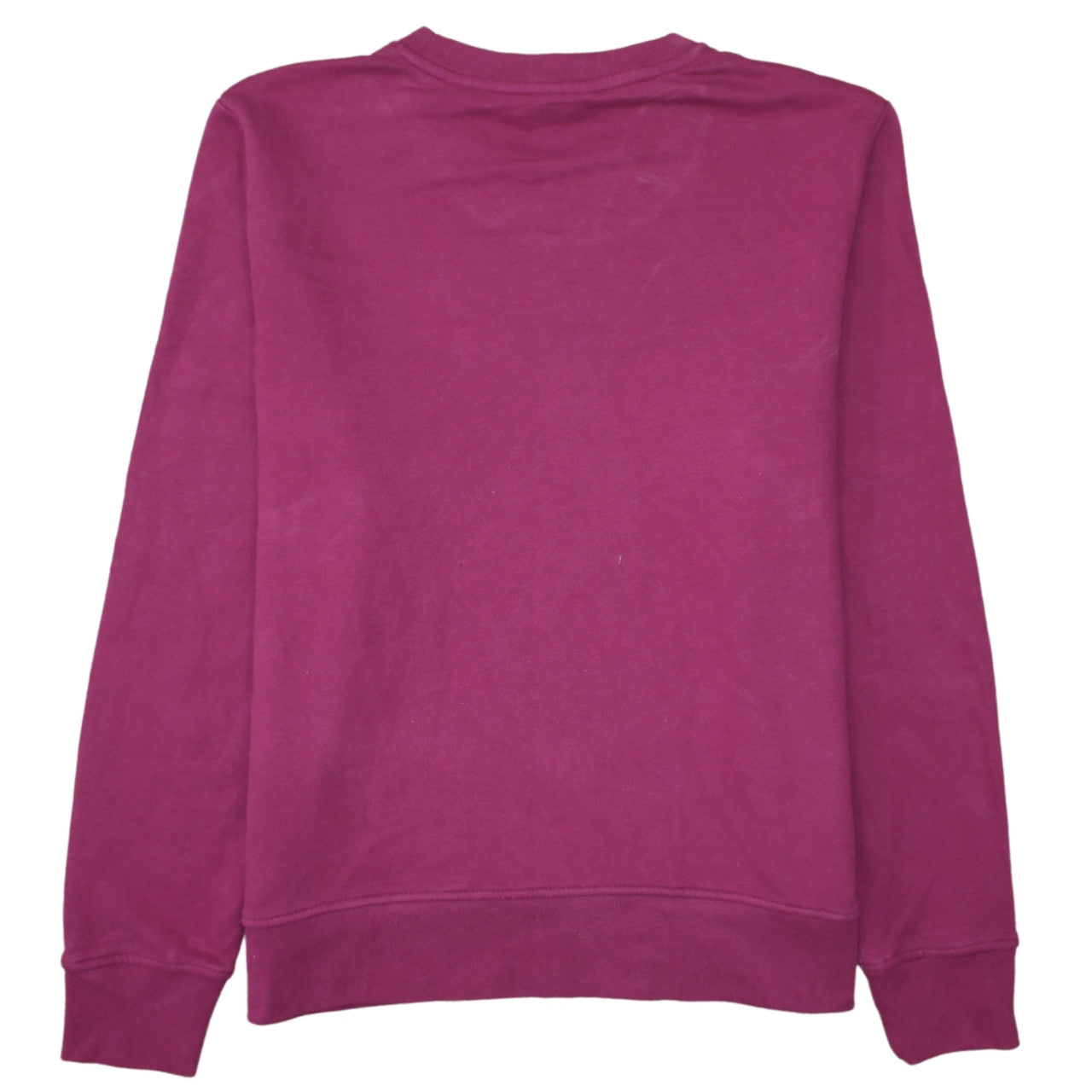 Tommy Hilfiger Womens Burgundy Cotton Sweatshirt M Relaxed Fit