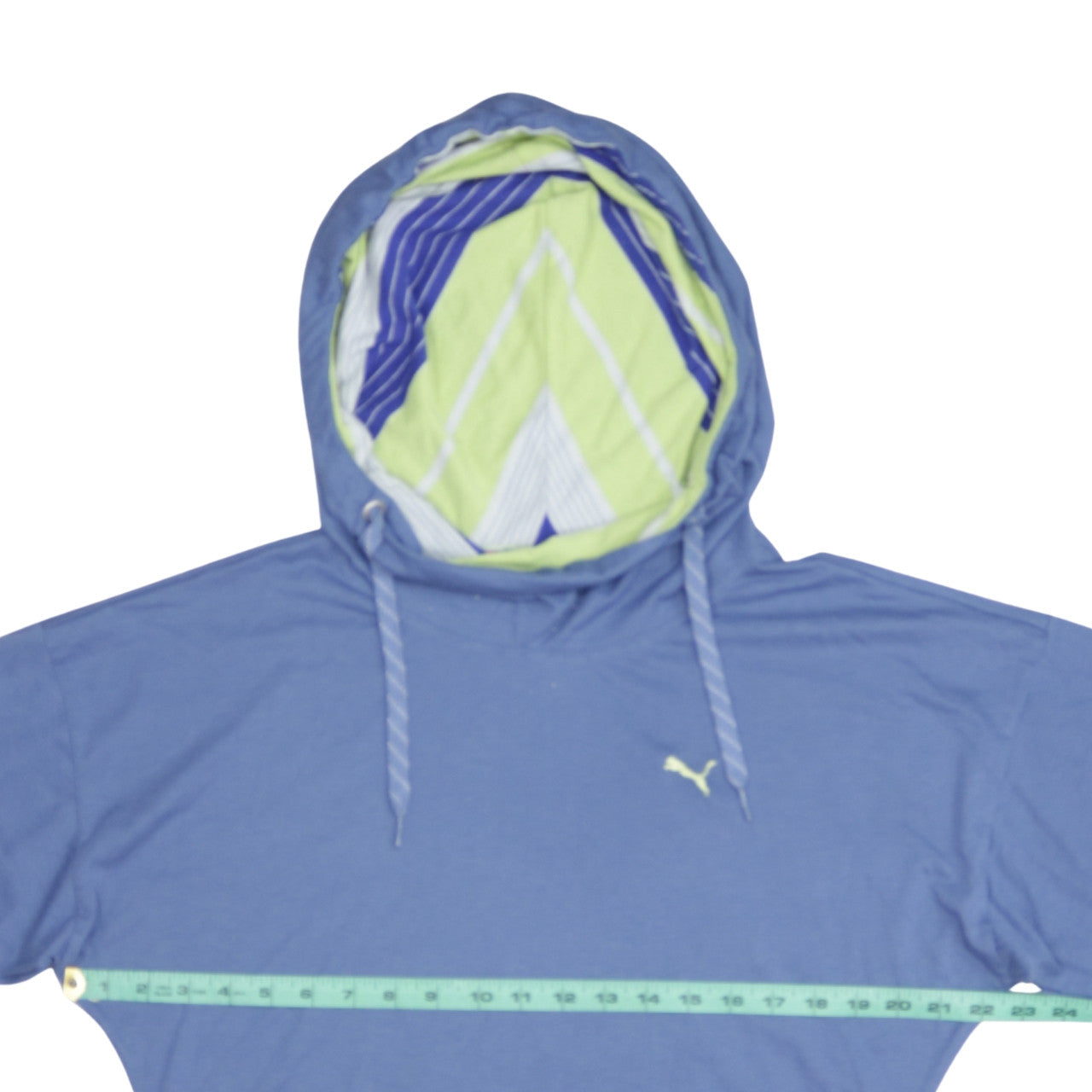 Puma Women Blue Pullover Hoodie UK 14 Leisure Sportswear
