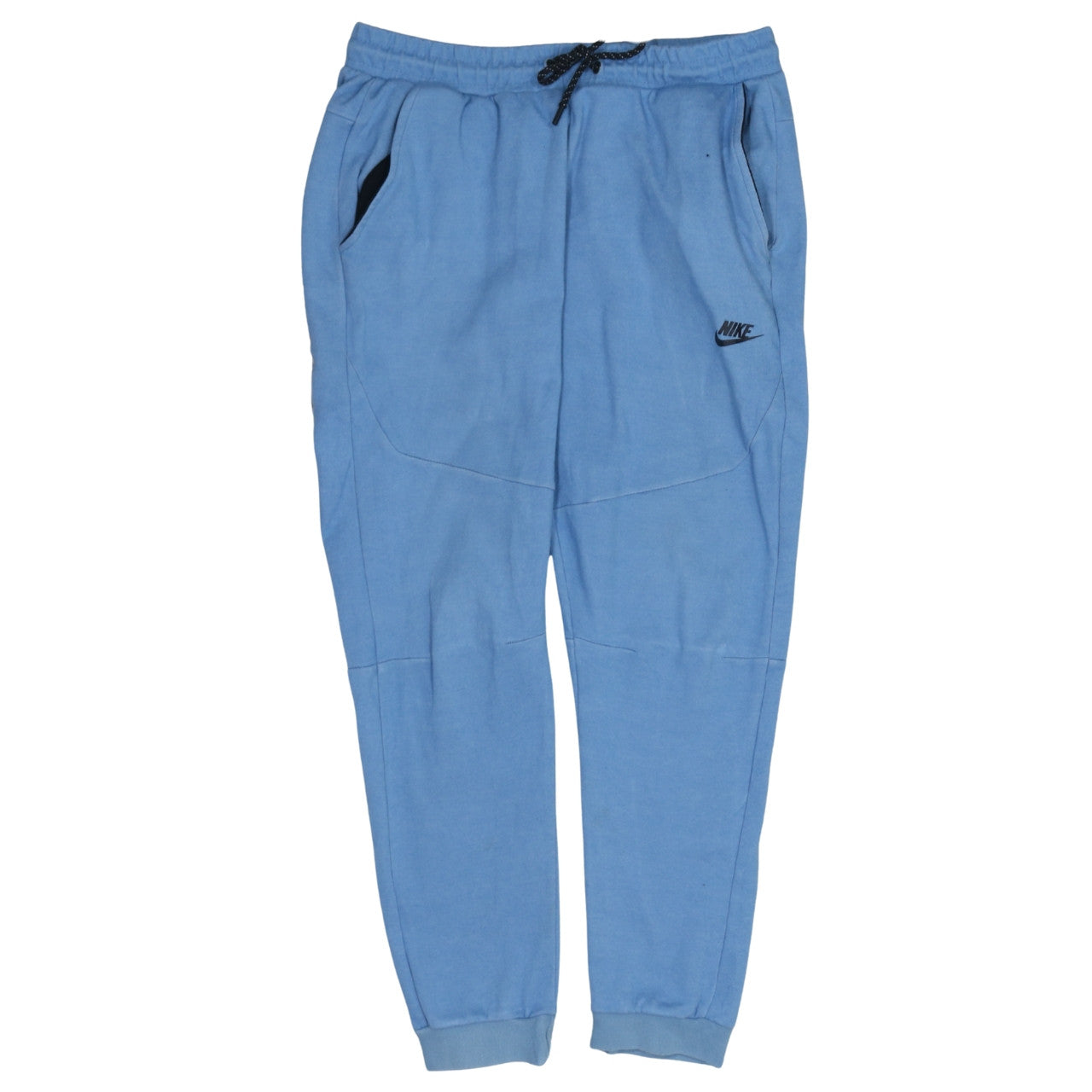Nike Men's Blue Jogger Sweatpants L Elastic Waist Comfort Fit