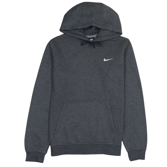 Nike Men's Grey Pullover Hoodie Size M Fleece Sportswear