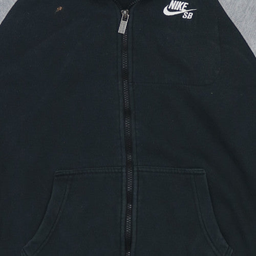 Nike SB Boys Black Grey Full Zip Hoodie XL 13-15 Years
