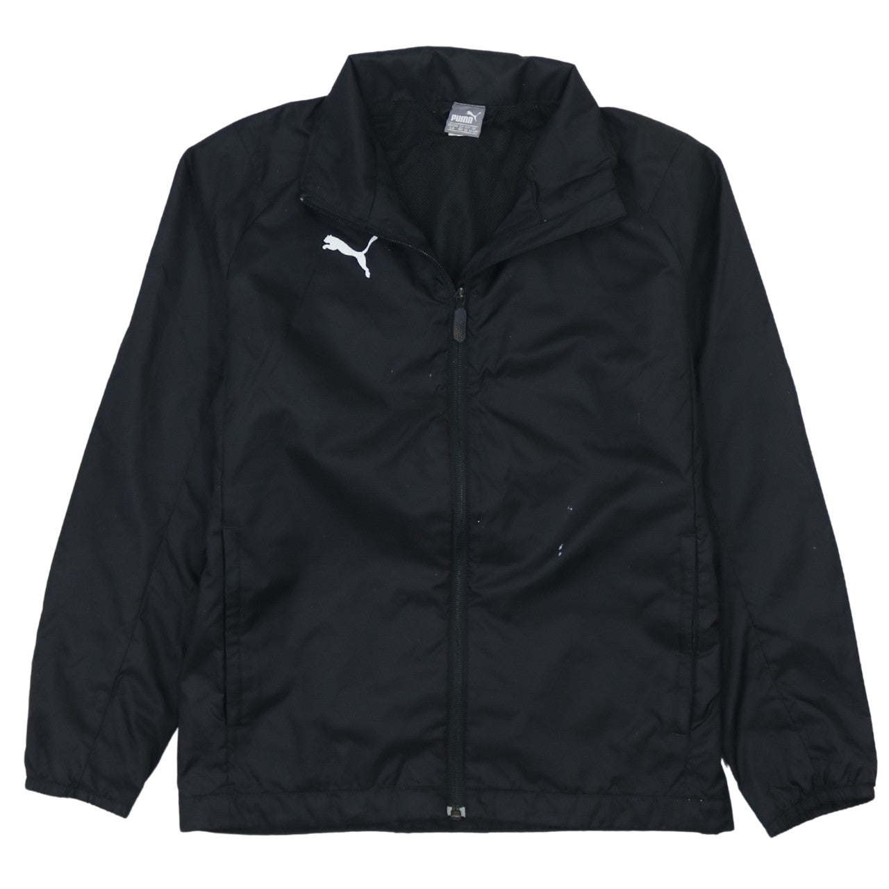 Puma Boys Black 12-13 Years Track Jacket Full Zip Sports Outerwear