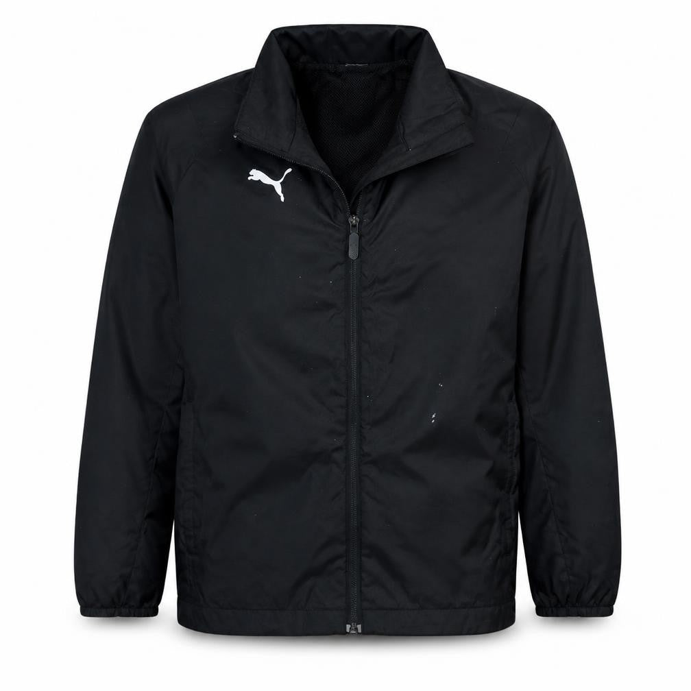 Puma Boys Black 12-13 Years Track Jacket Full Zip Sports Outerwear