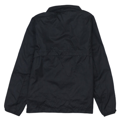 Back view of Puma boys’ black 12-13 years track jacket full zip sports outerwear