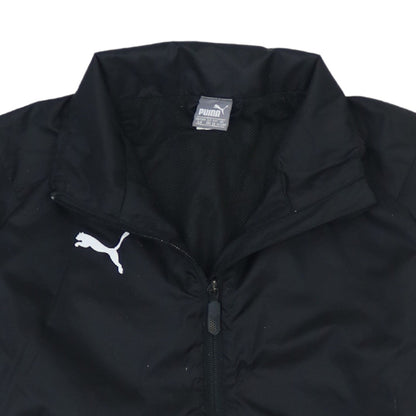 Additional view of Puma boys’ black 12-13 years track jacket full zip sports outerwear