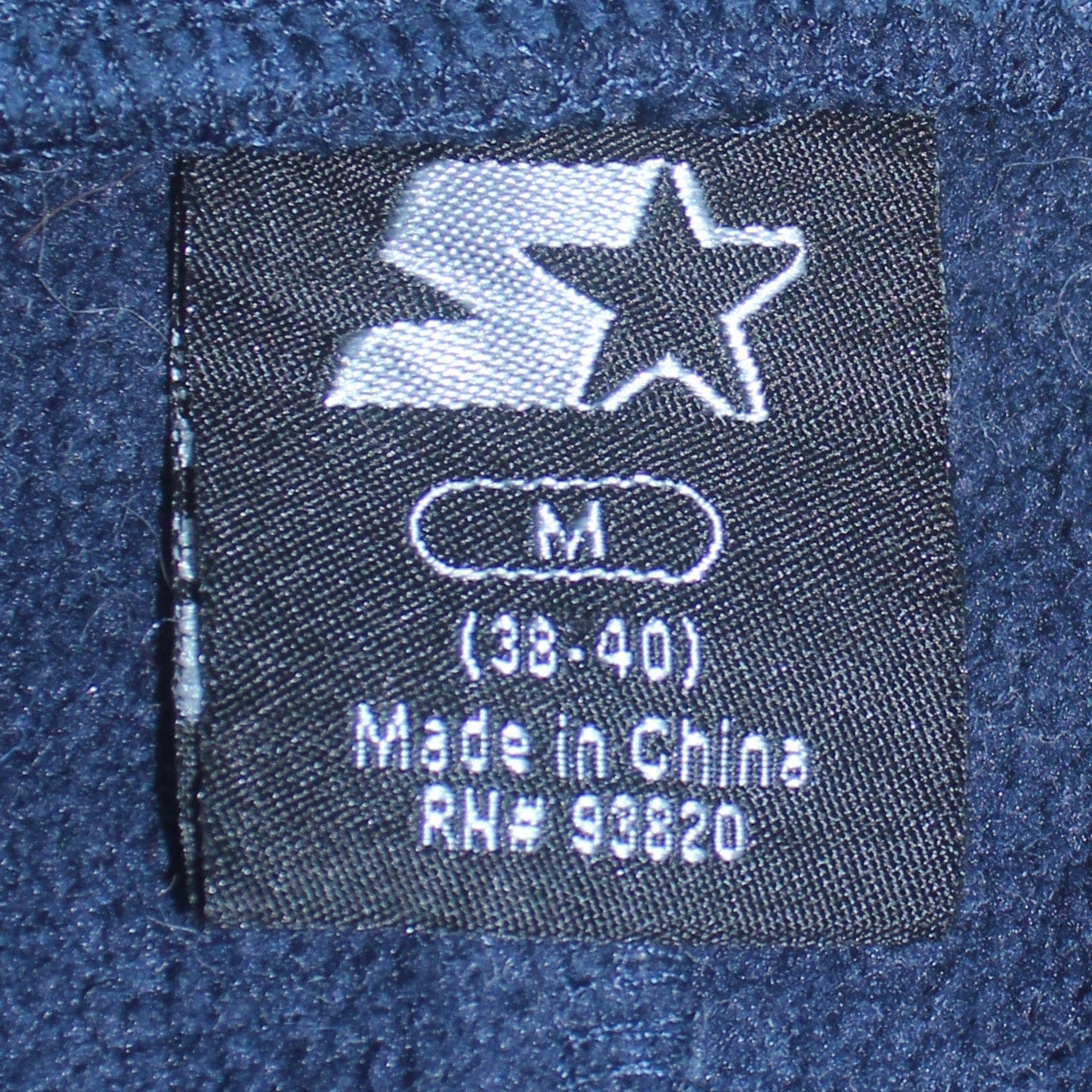 Starter Men's Blue Full Zip Softshell Jacket M (38-40) Defiance County Director