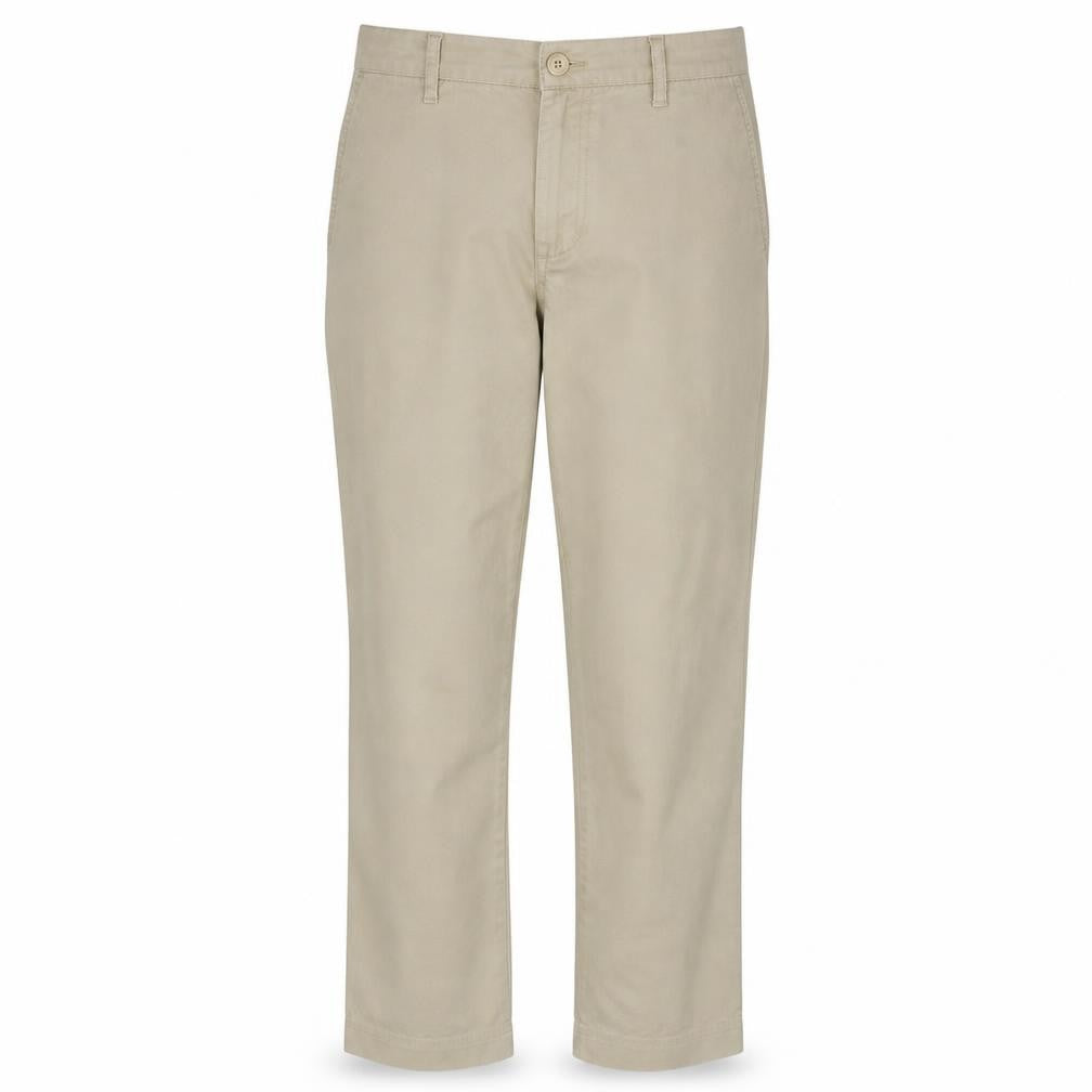Levi's Premium Women's Beige Essential Chino Jeans Size 27 Regular Fit