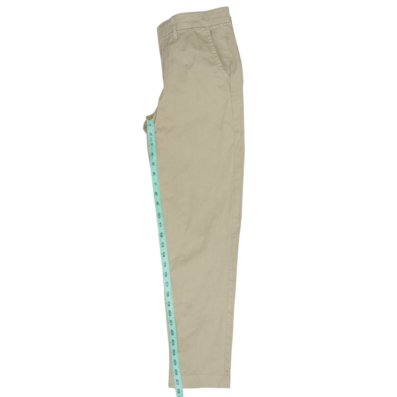 Levi's Premium Women's Beige Essential Chino Jeans Size 27 Regular Fit