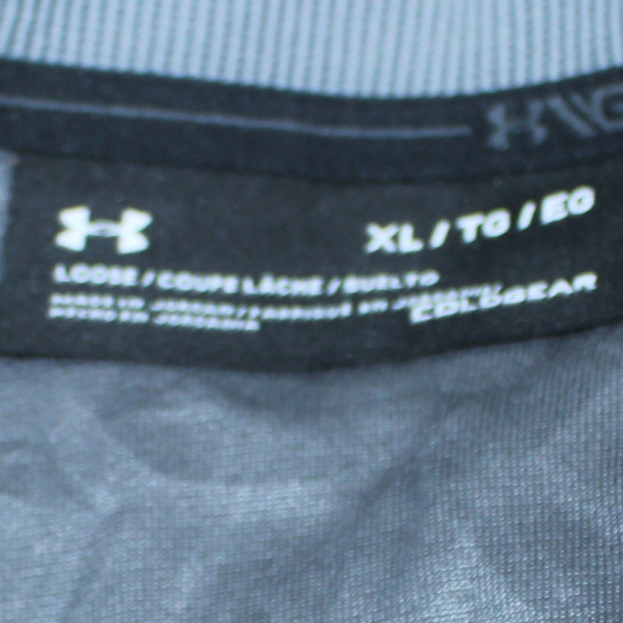 Under Armour Men's Grey XL Long Sleeve Golf Polo Shirt