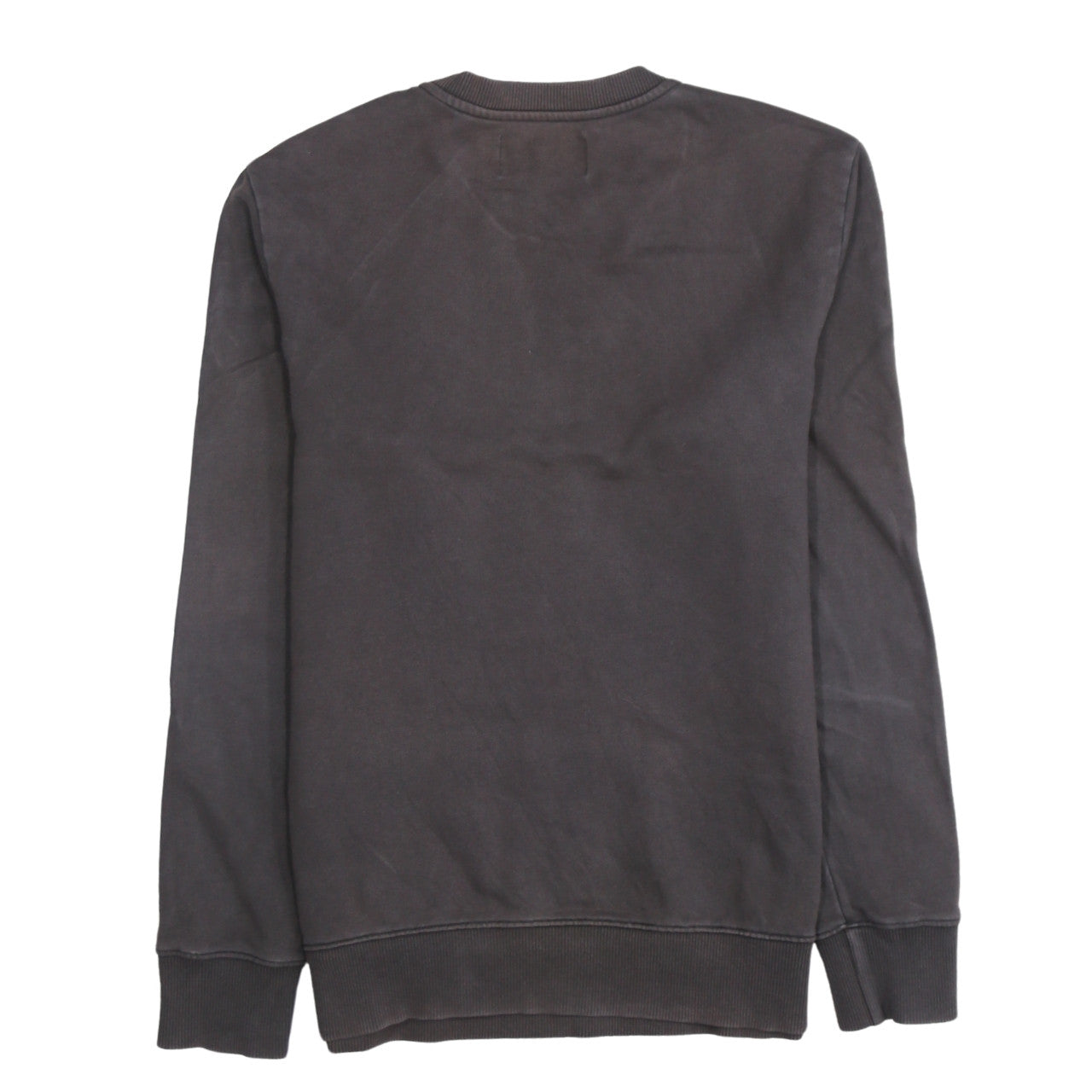 Calvin Klein Jeans Men Brown Cotton Logo Sweatshirt Size S