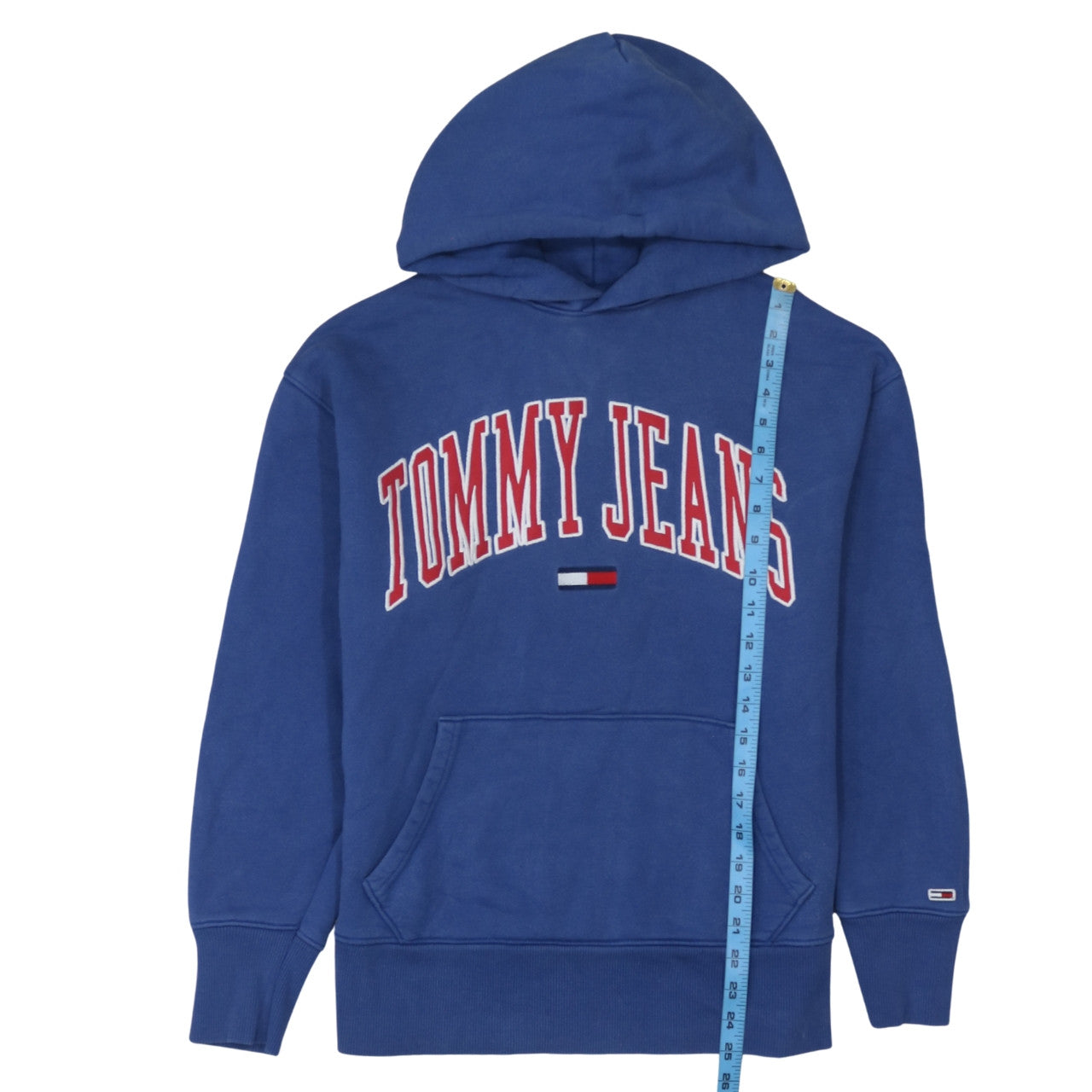 Tommy Jeans Men’s Blue Logo Pullover Hoodie Size M