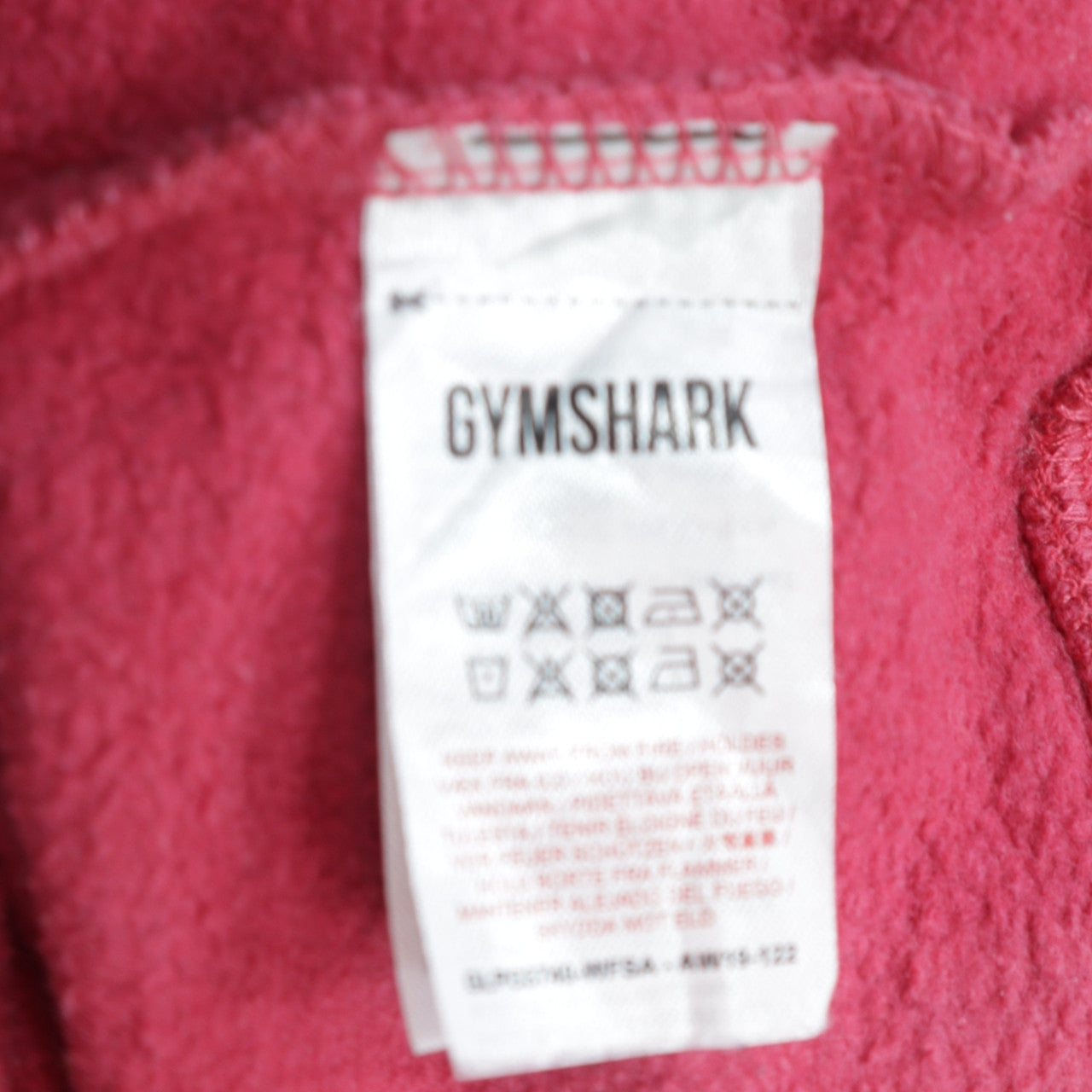 Gymshark Women’s Pink XS Pullover Hoodie Logo Cotton Blend