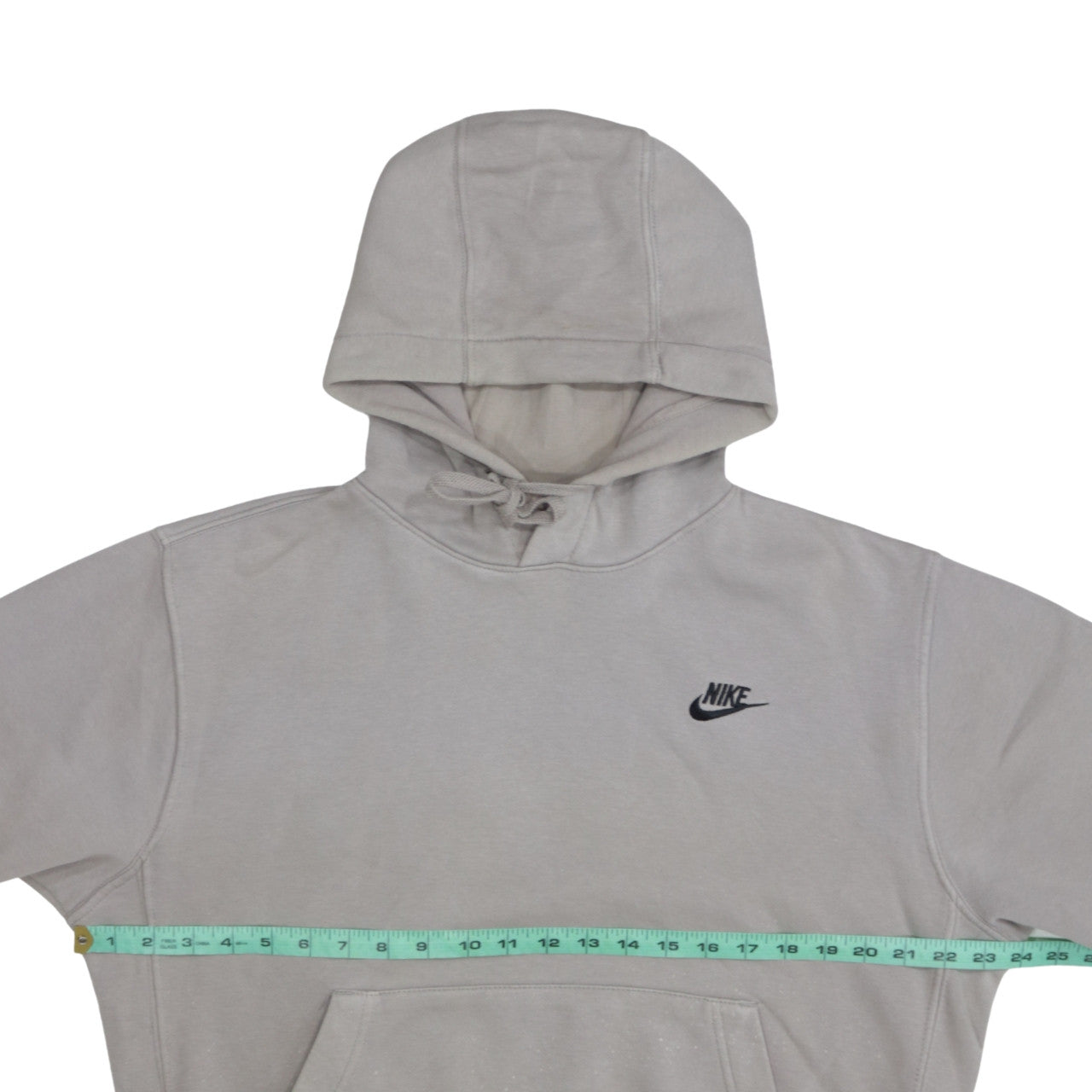 Nike Men's Grey Pullover Hoodie Small Fleece Logo Sportswear