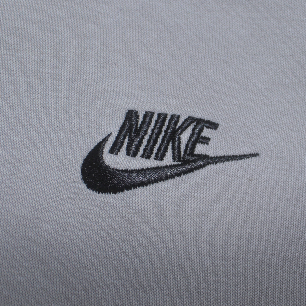 Nike Men's Grey Pullover Hoodie Small Fleece Logo Sportswear