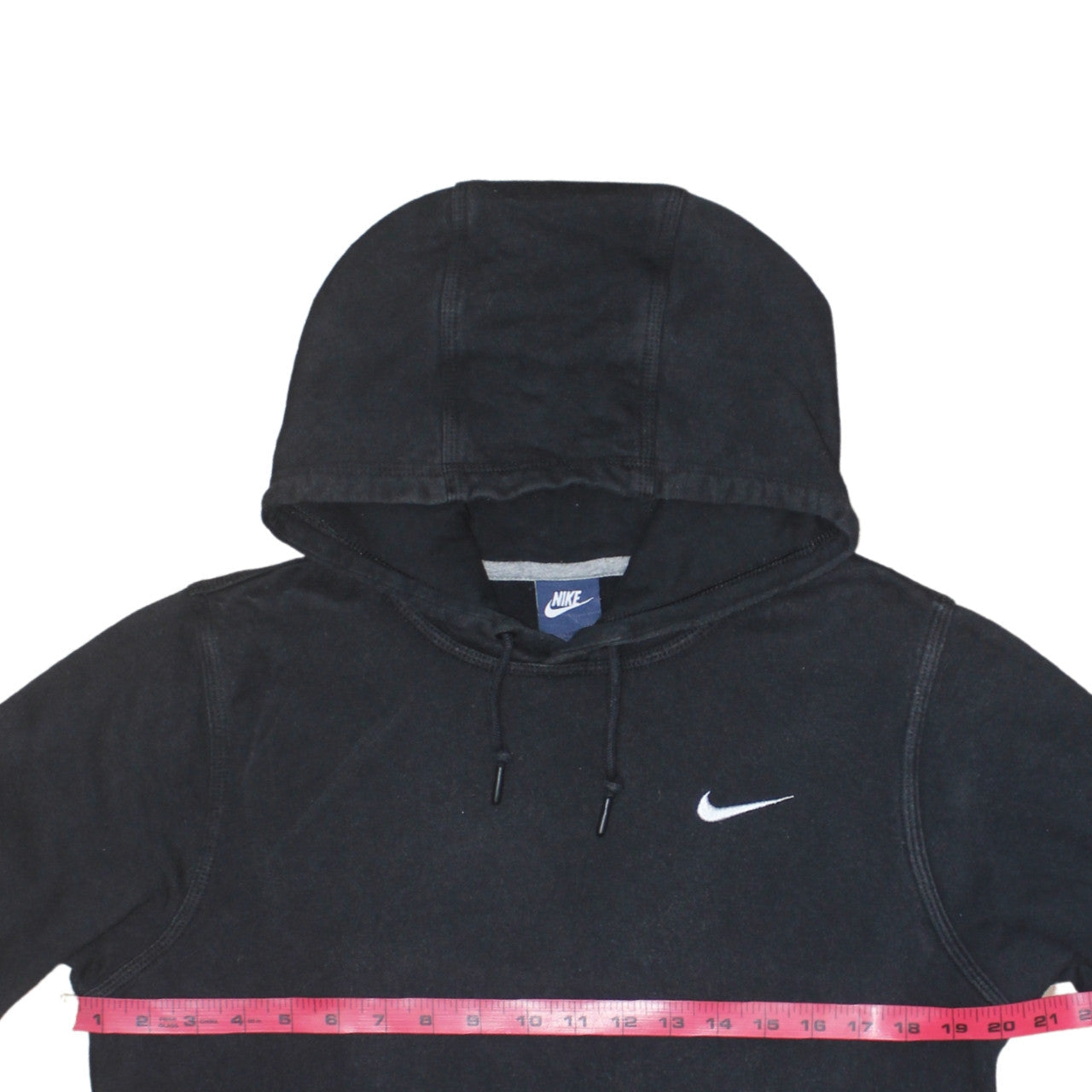 Nike Men's Black Pullover Hoodie M Regular Fit Fleece Sportswear