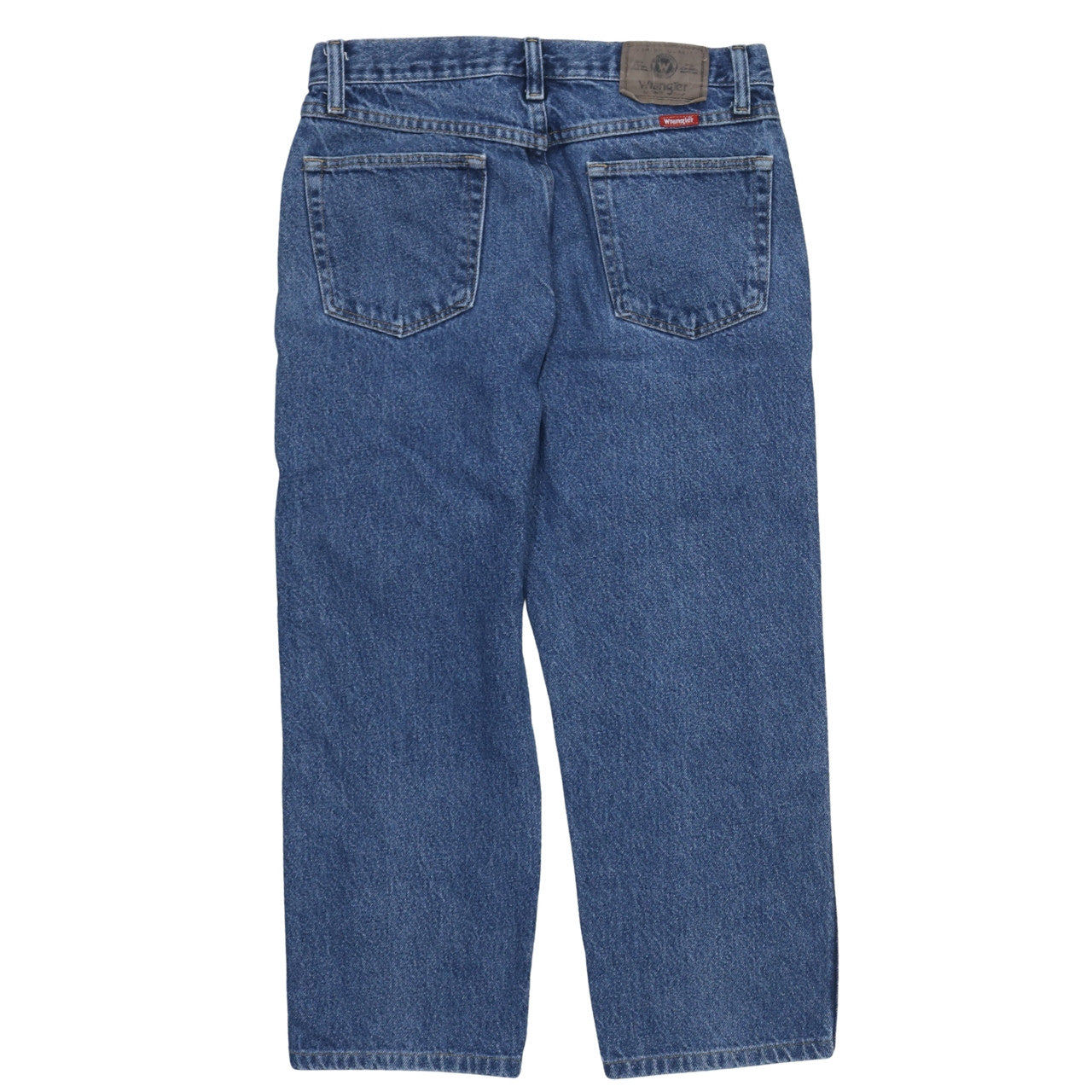 Wrangler Men's Blue Classic Straight Fit Denim Jeans 31x32