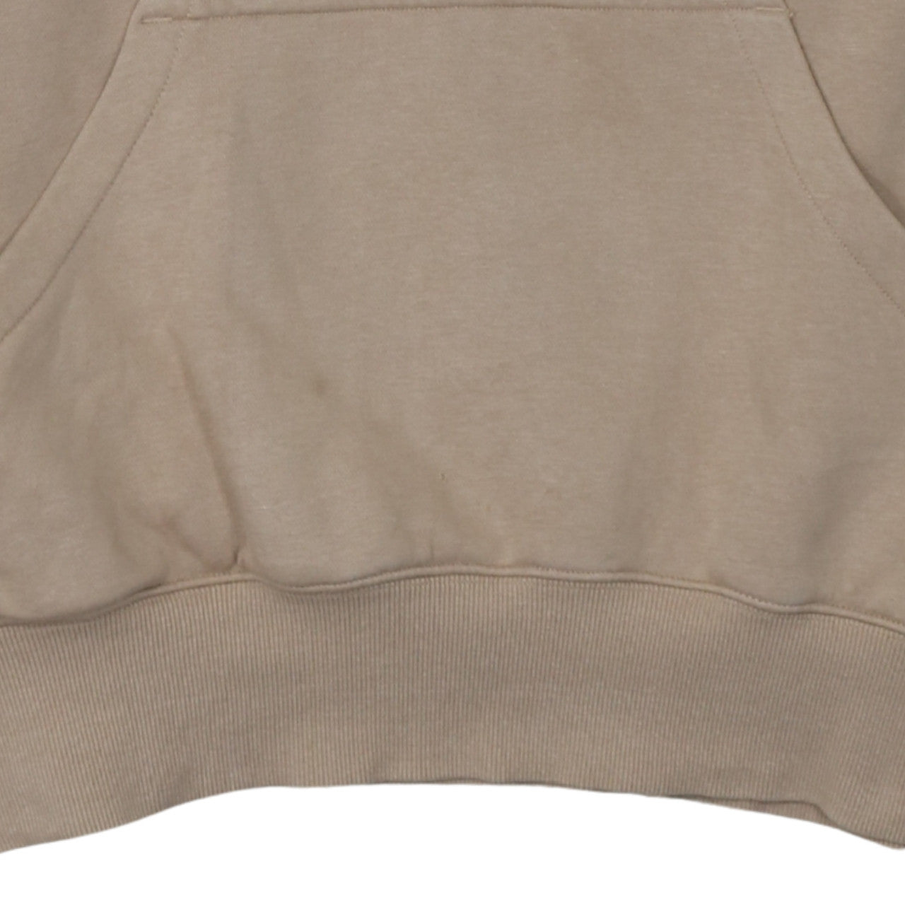 Nike Women Beige XS Pullover Hoodie Cotton Blend Casual Sweatshirt