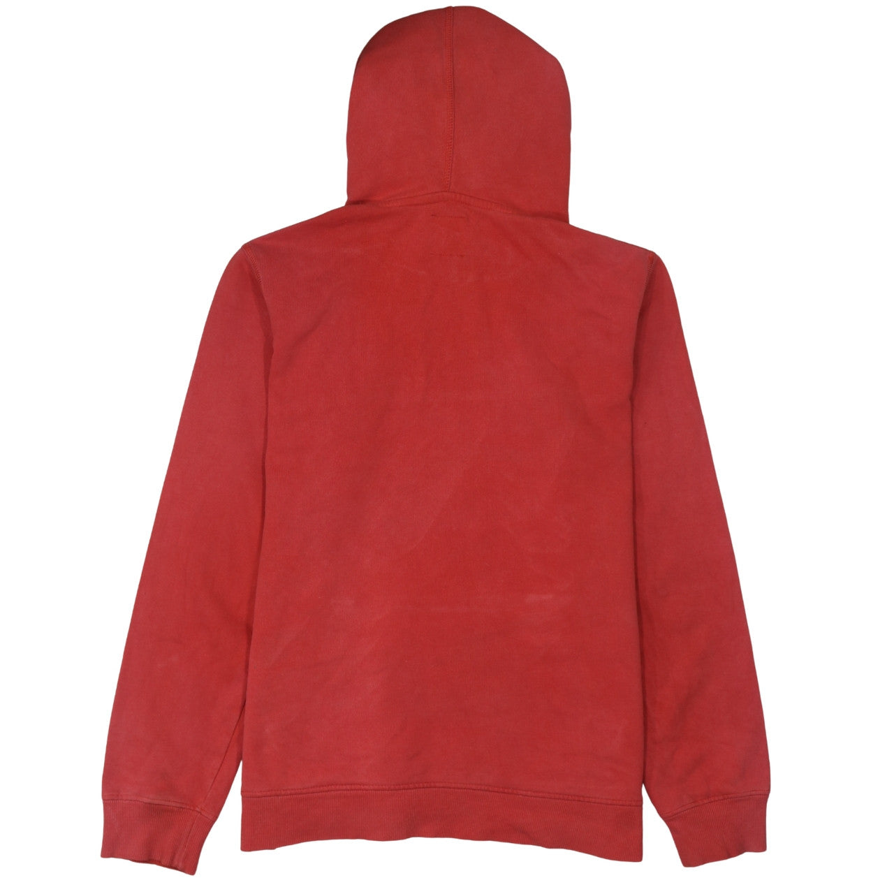 Dickies Mens Red Pullover Hoodie Medium Graphic Logo Cotton Blend