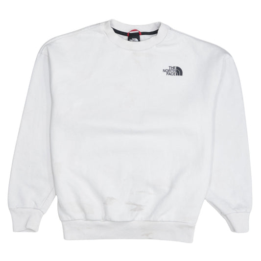 The North Face Womens White Small Pullover Sweatshirt Graphic Print